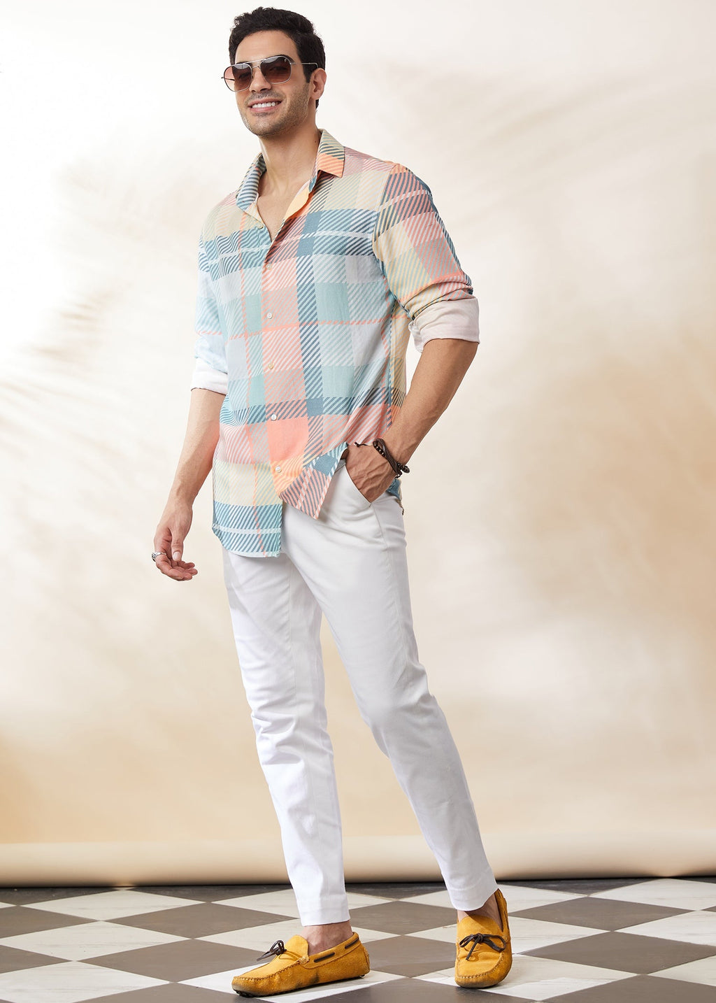 Neo Check Shirt – Tencel Cotton Sateen