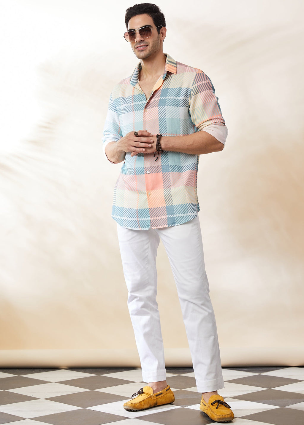 Neo Check Shirt – Tencel Cotton Sateen