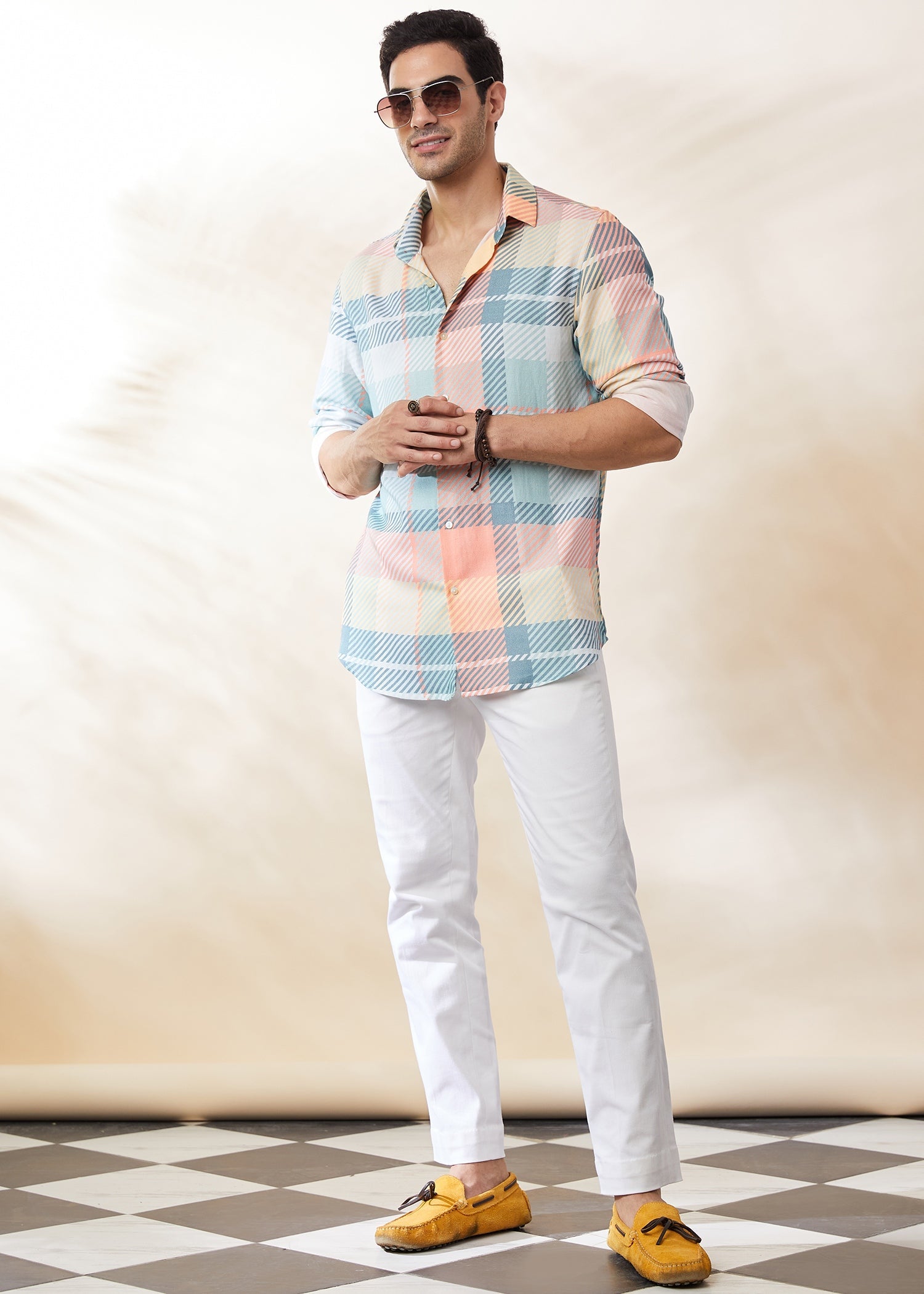 Neo Check Shirt – Tencel Cotton Sateen