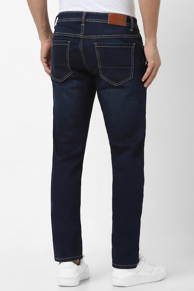 Peherav Men’s Dark Blue Slim Fit Stretchable Jeans